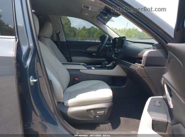 5TDAAAB54RS066898 2024 TOYOTA GRAND HIGHLANDER Dark Blue Вид салона спереди