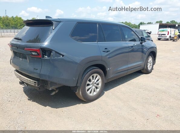 5TDAAAB54RS066898 2024 TOYOTA GRAND HIGHLANDER Dark Blue Задняя правая четверть