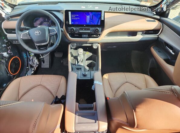 5TDAAAB54SS087658 2025 TOYOTA GRAND Blue Առջևի վահանակի տեսք