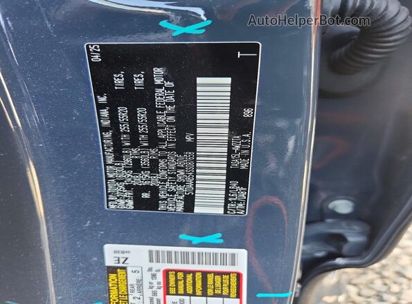 5TDAAAB54SS087658 2025 TOYOTA GRAND Blue Սալոնի 360 աստիճան տեսք