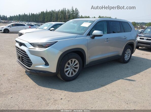 5TDAAAB54SS090320 2025 TOYOTA GRAND HIGHLANDER Silver Vista tres cuartos delantera izquierda