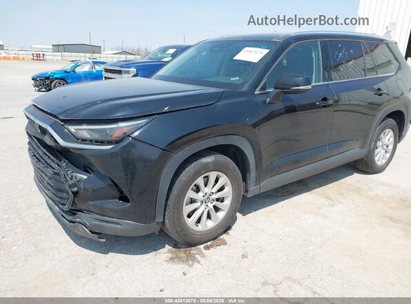 5TDAAAB55SS082310 2025 TOYOTA GRAND HIGHLANDER Black Front left