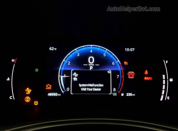 5TDAAAB55SS082534 2025 TOYOTA GRAND Silver Widok zestawu wskaźników