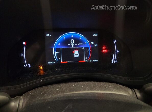 5TDAAAB55SS087667 2025 TOYOTA GRAND Black Вид щитка приладів