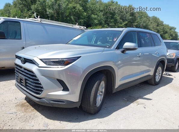 5TDAAAB55TS129532 2026 TOYOTA GRAND HIGHLANDER Серебряный Передняя левая четверть