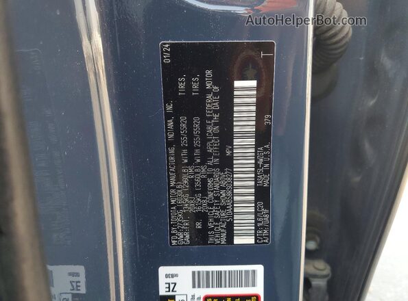 5TDAAAB58RS038277 2024 TOYOTA GRAND Gray Widok naklejki z numerem VIN