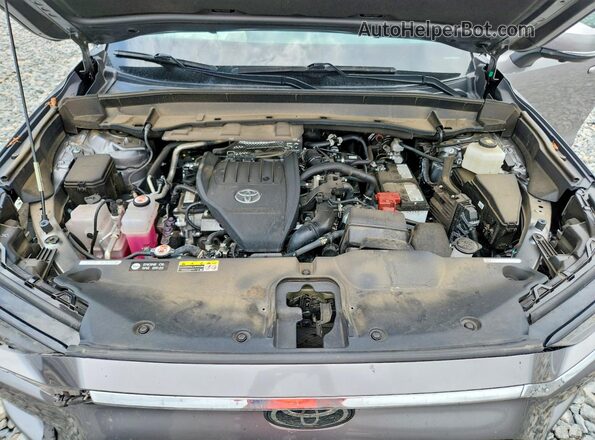 5TDAAAB58SS081135 2025 TOYOTA GRAND Gray Vista del compartimento del motor