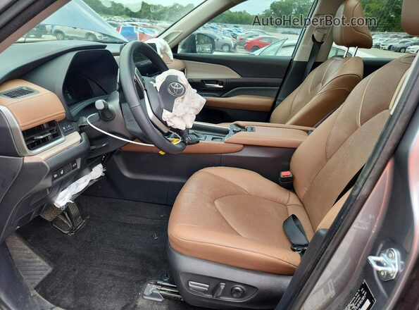 5TDAAAB58SS081135 2025 TOYOTA GRAND Gray Vista interior delantera