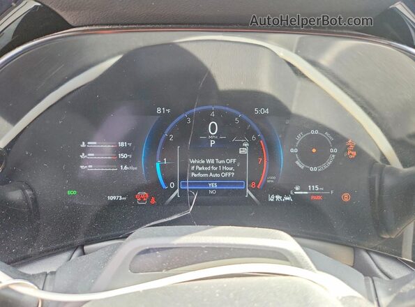 5TDAAAB60SS033783 2025 LEXUS TX Gray Вид щитка приладів