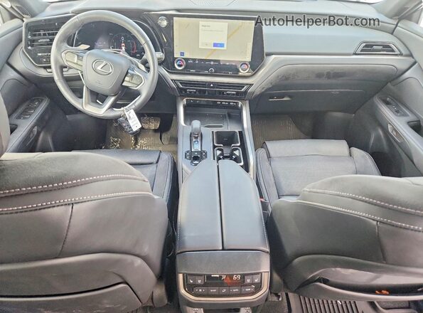 5TDAAAB61RS005484 2024 LEXUS TX Gray წინა პანელის ხედი