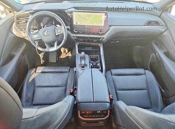 5TDAAAB61SS040838 2025 LEXUS TX Black წინა პანელის ხედი