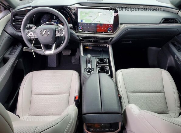 5TDAAAB63TS064401 2026 LEXUS TX White Dashboard view