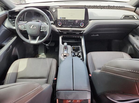 5TDAAAB66SS033190 2025 LEXUS TX Black წინა პანელის ხედი