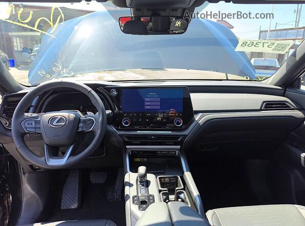 5TDAAAB66TS054199 2026 LEXUS TX Black Вид щитка приладів