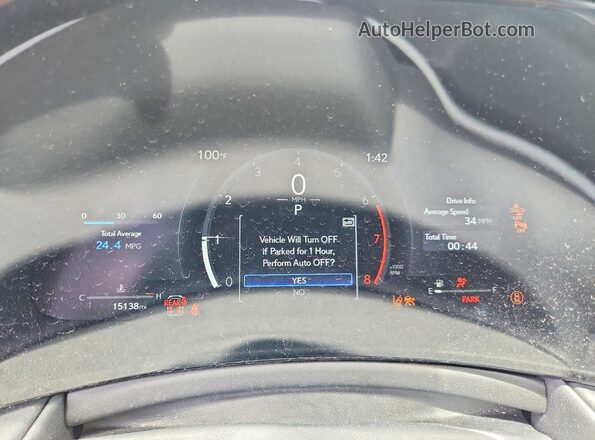 5TDAAAB6XSS042829 2025 LEXUS TX Blue Սարքավորումների վահանակի տեսք