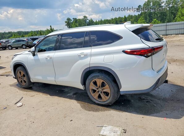 5TDAARAH5NS510312 2022 TOYOTA HIGHLANDER White უკანა მარცხენა