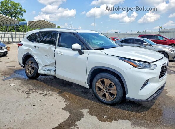 5TDAARAH5NS510312 2022 TOYOTA HIGHLANDER White წინა მარჯვენა
