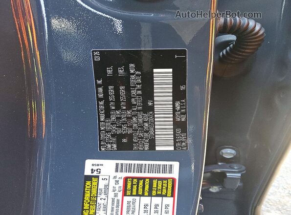 5TDABAA55TS004724 2026 TOYOTA GRAND Blue ძრავის განყოფილების ხედი