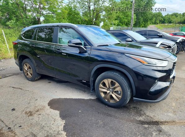 5TDABRCH7PS594341 2023 TOYOTA HIGHLANDER Black Front right