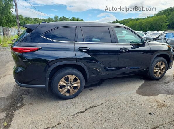 5TDABRCH7PS594341 2023 TOYOTA HIGHLANDER Black Rear right