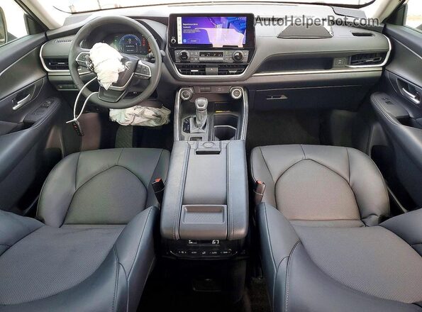 5TDACAB50SS062542 2025 TOYOTA GRAND Blue Dashboard view