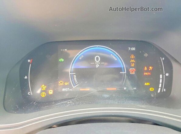 5TDACAB50SS062542 2025 TOYOTA GRAND Blue Instrument cluster view