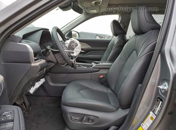 5TDACAB50SS063934 2025 TOYOTA GRAND Gray წინა სალონის ხედი