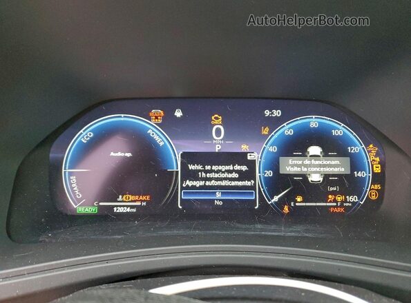 5TDACAB50SS063934 2025 TOYOTA GRAND Gray ხელსაწყოთა პანელის ხედი
