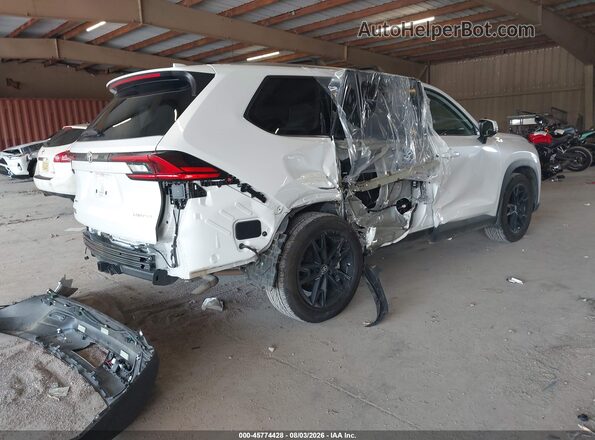 5TDACAB52SS060744 2025 TOYOTA GRAND HIGHLANDER White Trasero derecho