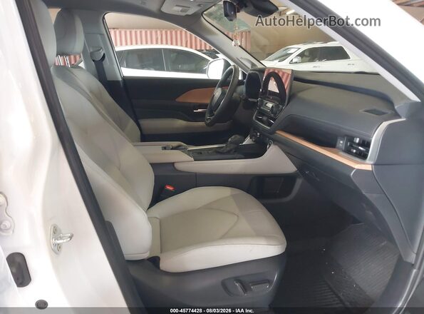 5TDACAB52SS060744 2025 TOYOTA GRAND HIGHLANDER White Vista interior delantera
