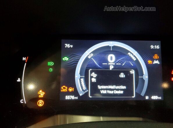 5TDACAB52TS102654 2026 TOYOTA GRAND Blue Սարքավորումների վահանակի տեսք