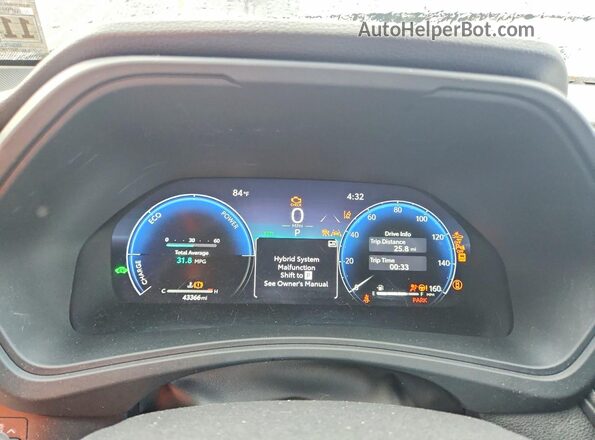 5TDACAB54RS005867 2024 TOYOTA GRAND Black Widok zestawu wskaźników