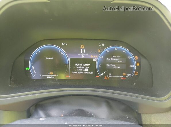 5TDACAB58RS003538 2024 TOYOTA GRAND HIGHLANDER White Widok tylnych siedzeń