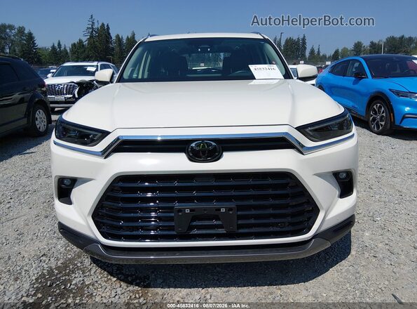 5TDACAB58RS003538 2024 TOYOTA GRAND HIGHLANDER White Widok zestawu wskaźników