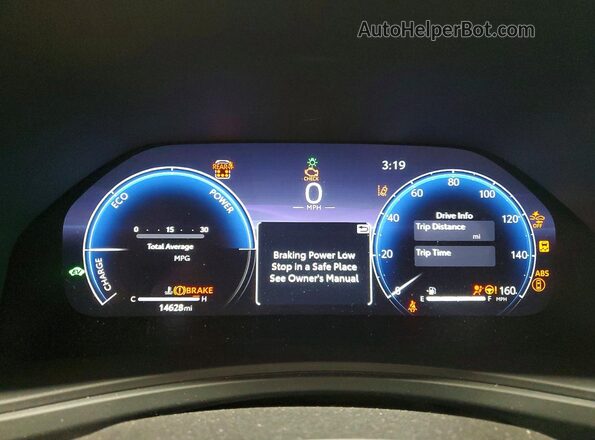 5TDACAB58TS075475 2026 TOYOTA GRAND White Вид щитка приладів