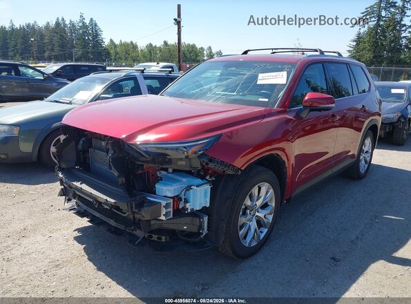 5TDACAB59TS067997 2026 TOYOTA GRAND HIGHLANDER HYBRID Красный Передняя левая четверть