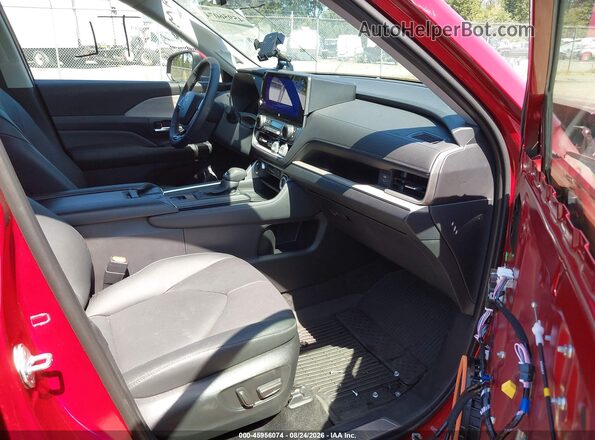 5TDACAB59TS067997 2026 TOYOTA GRAND HIGHLANDER HYBRID Красный Вид салона спереди