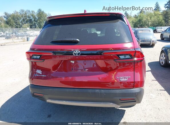 5TDACAB59TS067997 2026 TOYOTA GRAND HIGHLANDER HYBRID Красный 