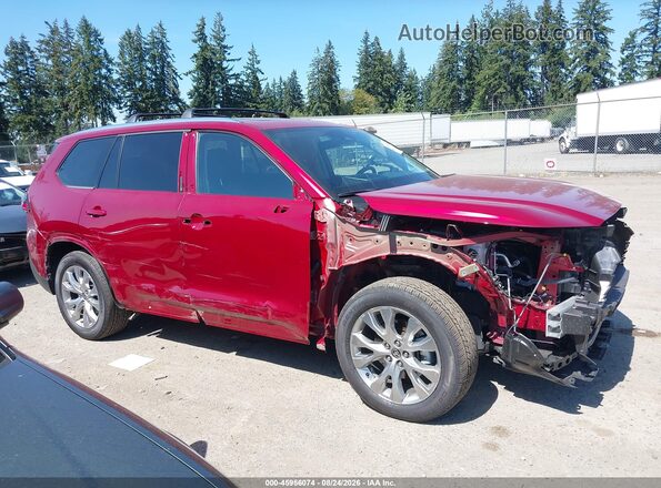 5TDACAB59TS067997 2026 TOYOTA GRAND HIGHLANDER HYBRID Красный Панорамный вид салона 360°