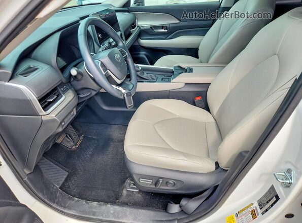 5TDACAB5XRS006019 2024 TOYOTA GRAND White წინა სალონის ხედი