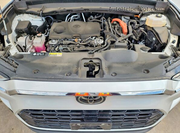 5TDACAB5XRS006019 2024 TOYOTA GRAND White ძრავის განყოფილების ხედი
