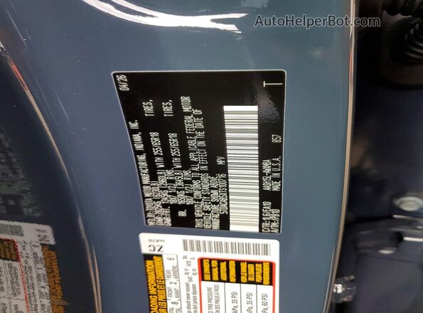 5TDACAB5XTS100716 2026 TOYOTA GRAND Gray VIN sticker view
