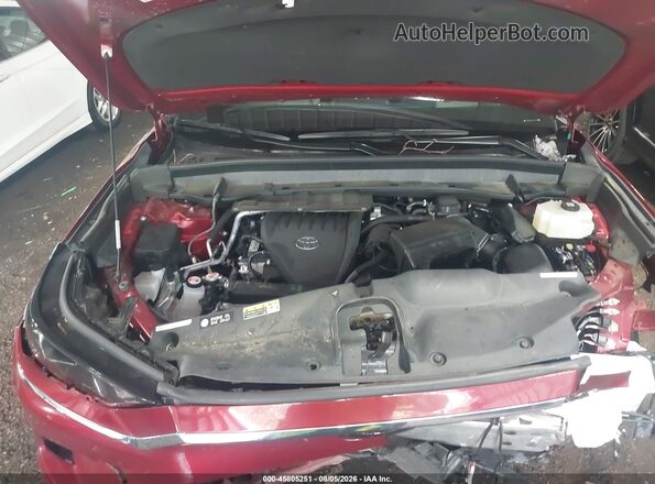 5TDADAB50TS028776 2026 TOYOTA GRAND HIGHLANDER HYBRID Red Widok z tyłu
