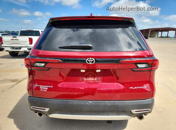 5TDADAB55SS016170 2025 TOYOTA GRAND Red Vista trasera