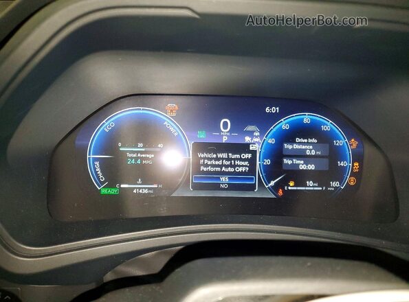5TDADAB5XRS003019 2024 TOYOTA GRAND White Вид щитка приладів