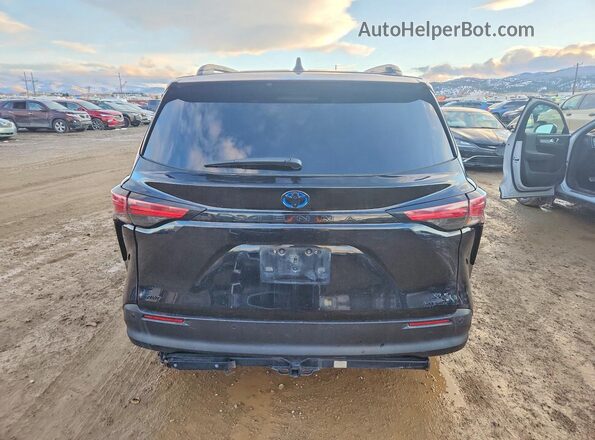 5TDASKFC0NS042393 2022 TOYOTA SIENNA Black Rear view