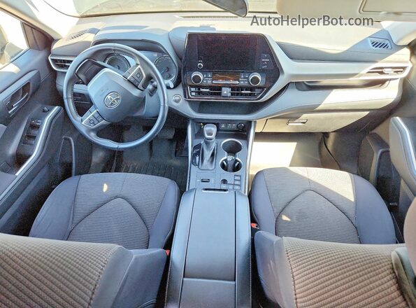 5TDBBRCH0PS564456 2023 TOYOTA HIGHLANDER Green წინა პანელის ხედი