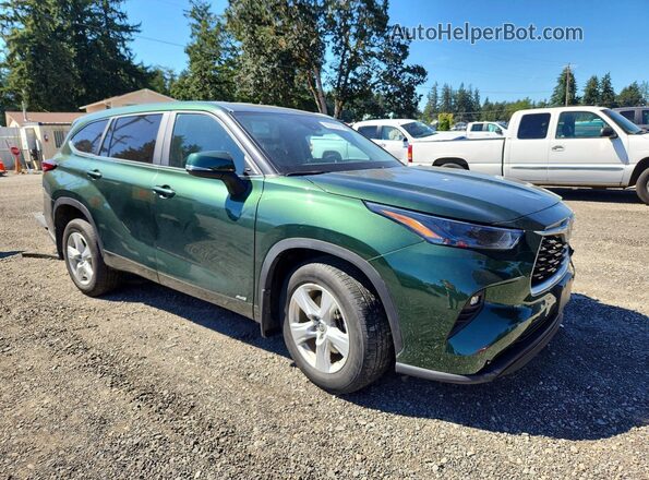 5TDBBRCH0PS564456 2023 TOYOTA HIGHLANDER Green წინა მარჯვენა