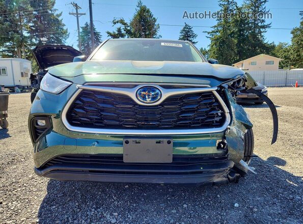 5TDBBRCH0PS564456 2023 TOYOTA HIGHLANDER Green წინა ხედი