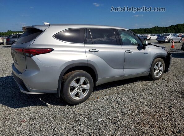 5TDBBRCH4MS531990 2021 TOYOTA HIGHLANDER Silver Задня права чверть